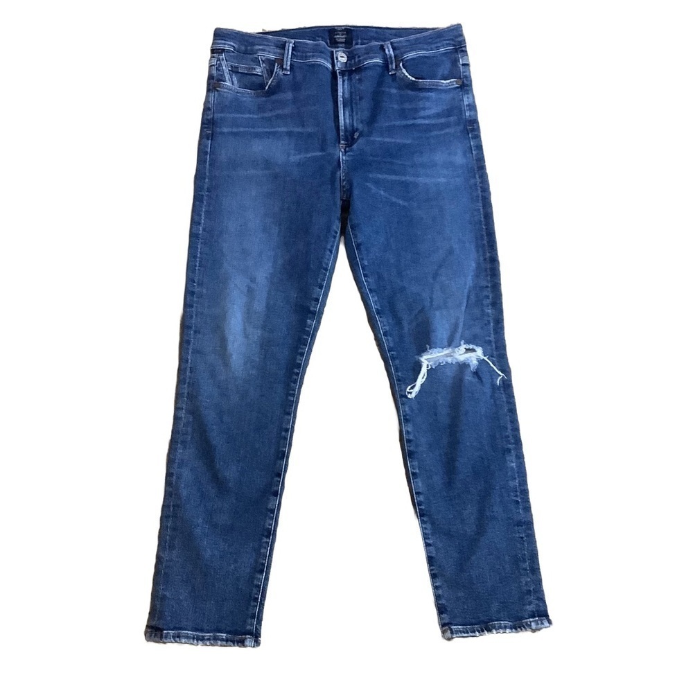 Citizens of Humanity Emerson Slim Fit Boyfriend Jeans Size 32 Distressed - Picture 2 of 12
